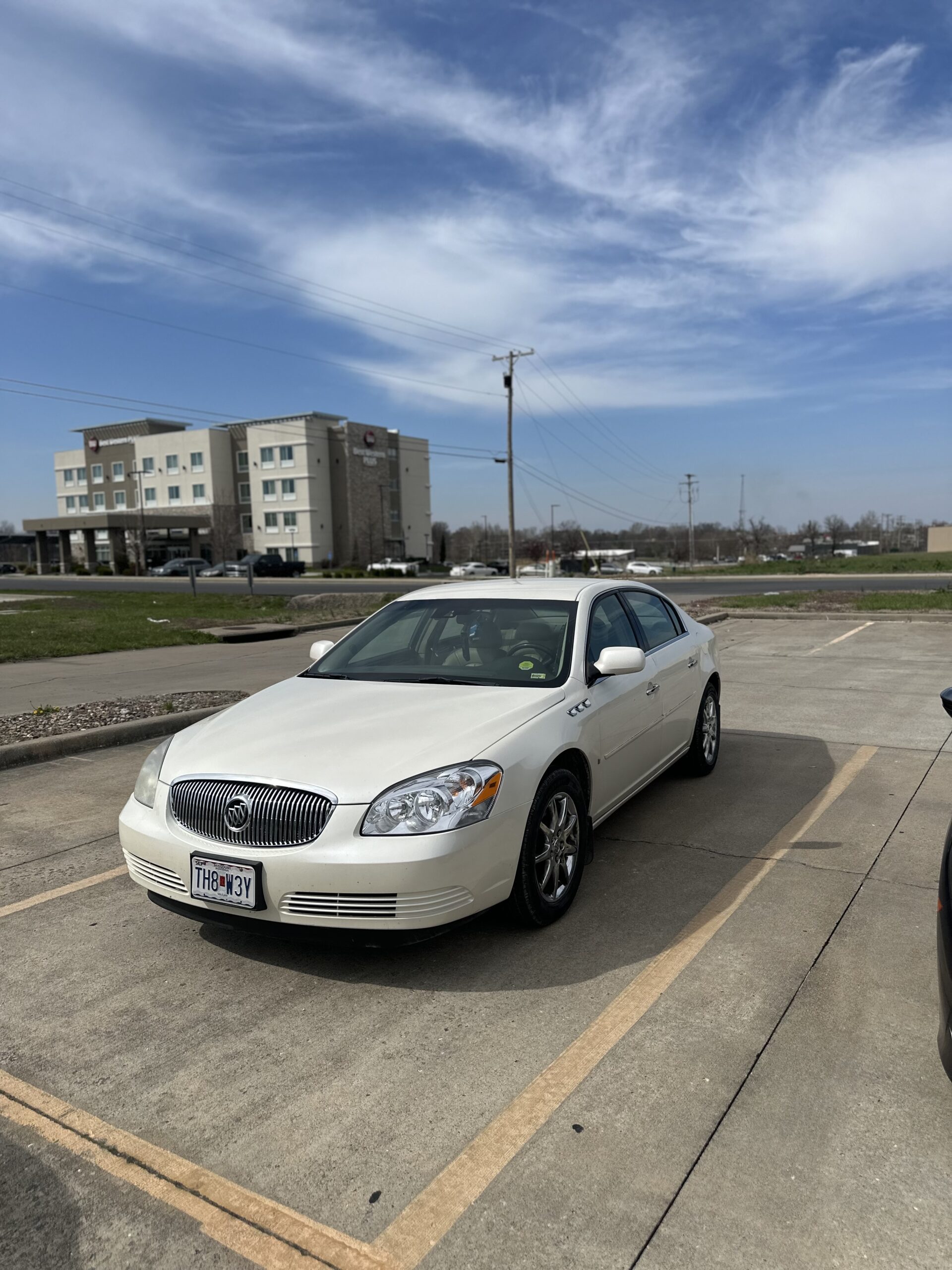 Picture of Bruce, my 2008 tan white Buick Lucerne